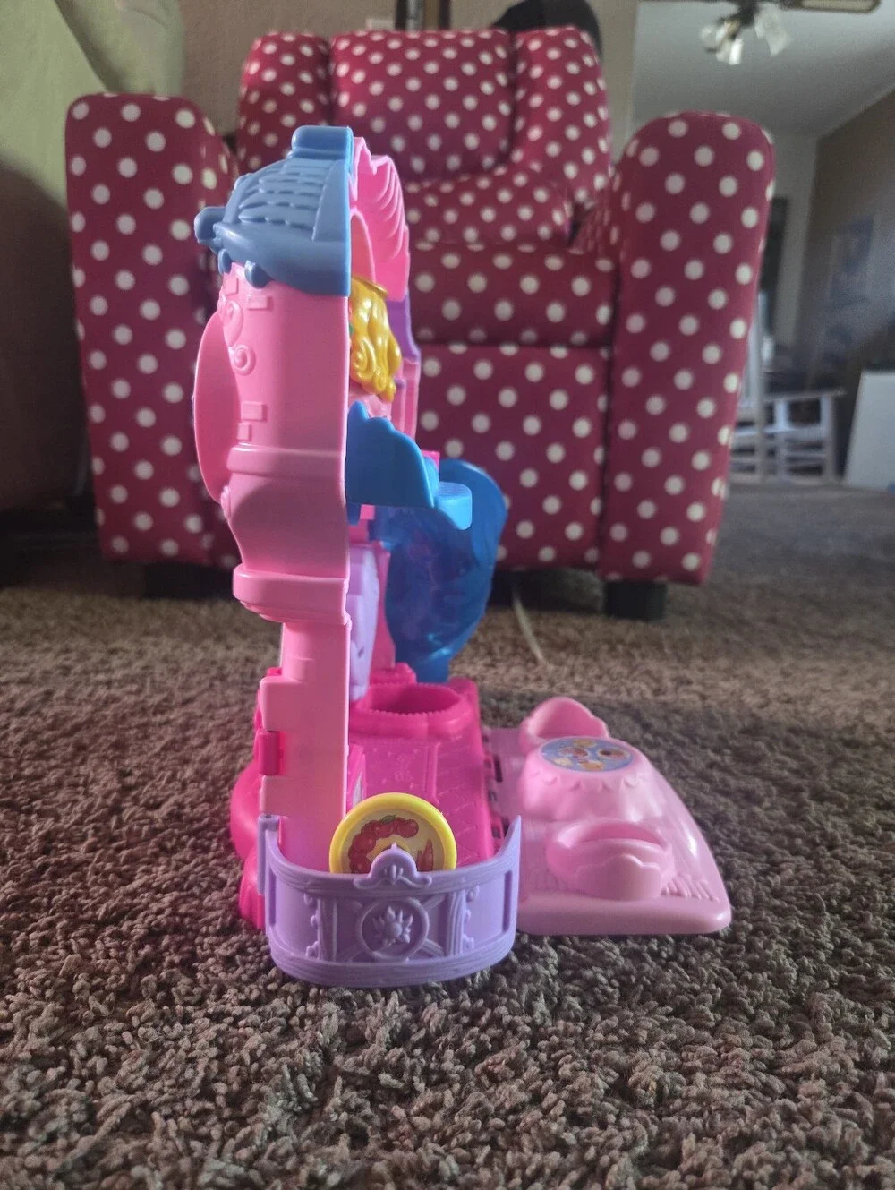 Pink and Blue Little People Princess Castle Playset